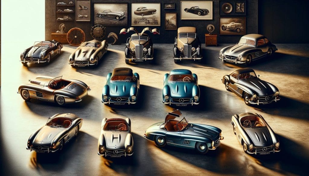 découvrez les modèles emblématiques de mercedes devenus des pièces de collection : histoire, charme et exclusivité au rendez-vous.