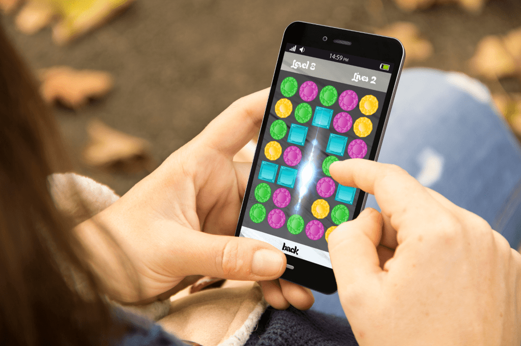 jeux sur portables
