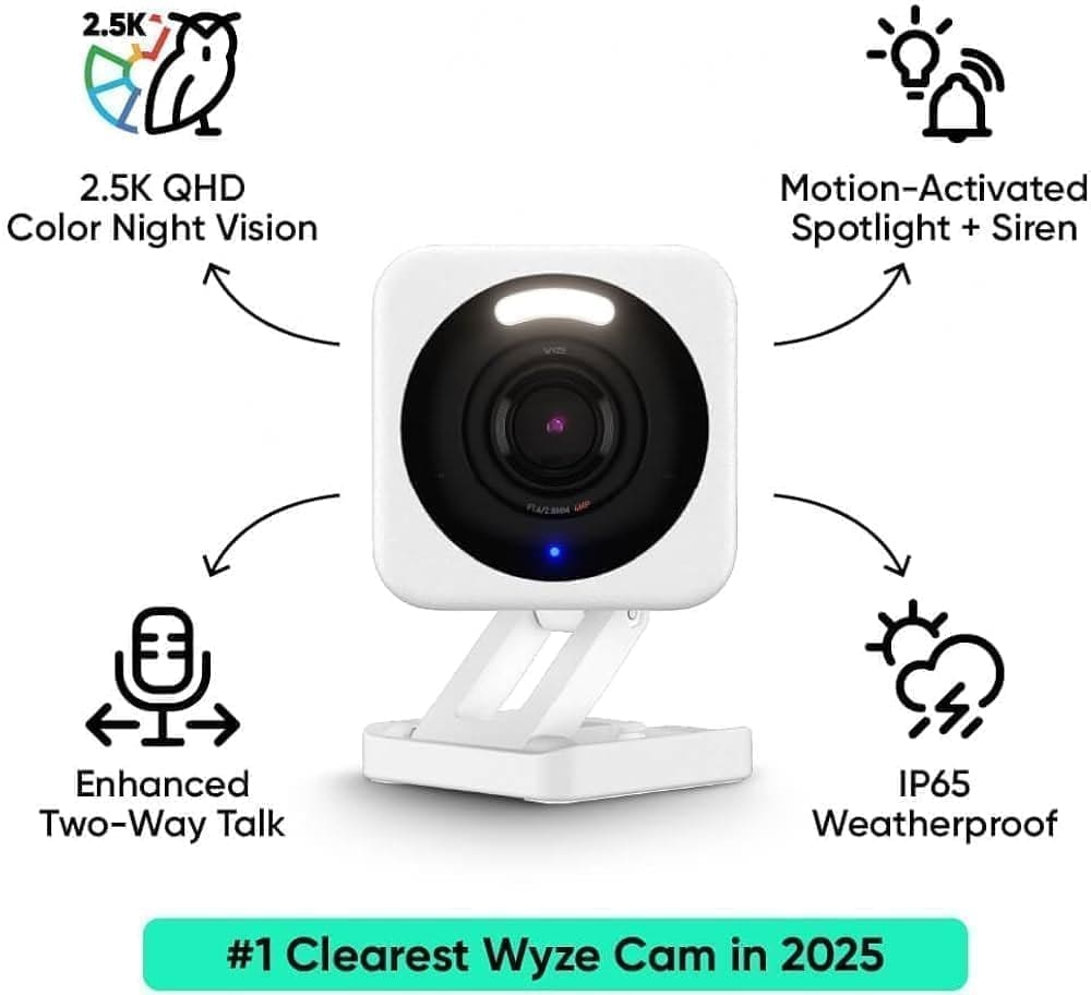 découvrez la caméra wyze de surveillance extérieure : une solution fiable et abordable pour protéger votre domicile avec une vidéo haute définition et une vision nocturne avancée.