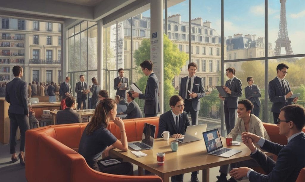découvrez la vie étudiante à paris à l'ifh : stages enrichissants, clubs dynamiques et un réseau professionnel solide pour booster votre avenir.