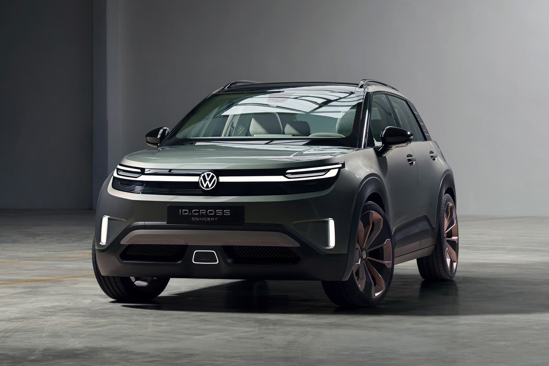 Illustration pour volkswagen id cross