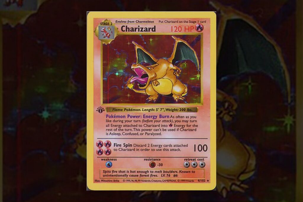 Carte Pokémon Pikachu Illustrator présentée dans une protection de collection